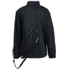 Women's Bondage Zipper Jacket Women High Neck Steampunk Gothic Cotton Jacket